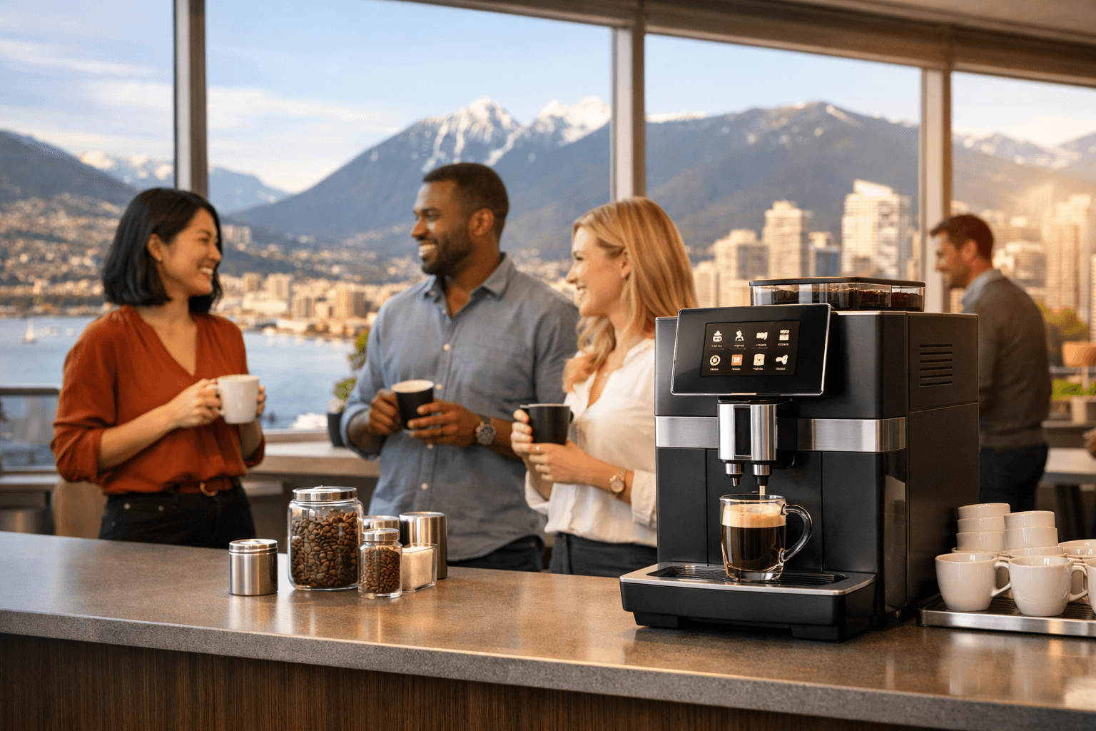 Modern Vancouver Office Coffee
